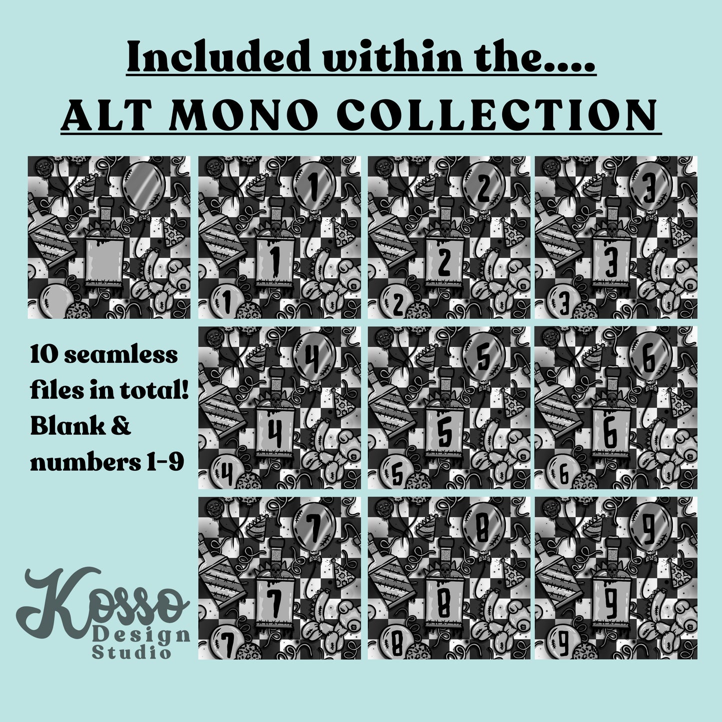 Hand drawn png seamless surface pattern digital download - sublimation design for clothing, tumblers - instant download seamless file with included limited commercial use - repeat tile seamless wrap print