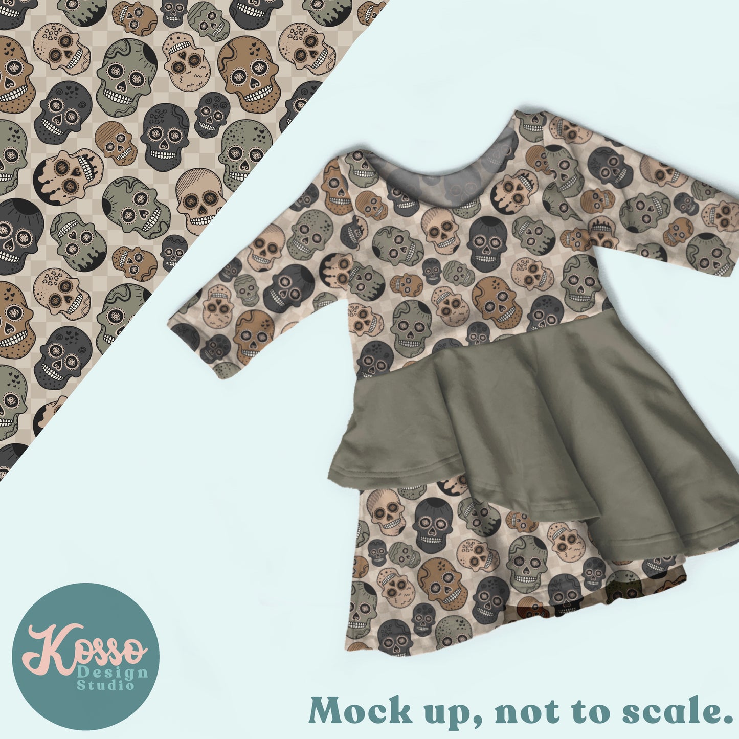 Hand drawn seamless design - sublimation pattern- digital repeat seamless design - alternative, retro, pretty digitally drawn seamless design