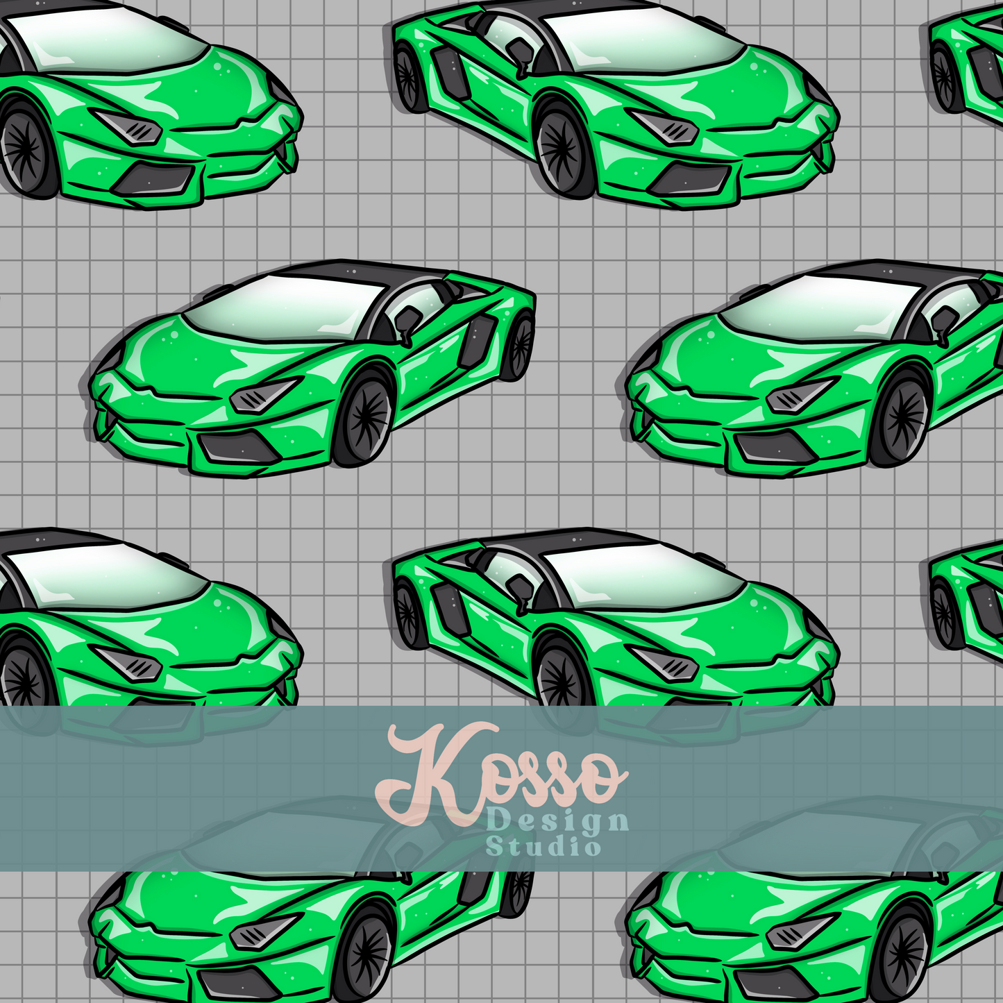 Lamborghini - non exclusive seamless pattern