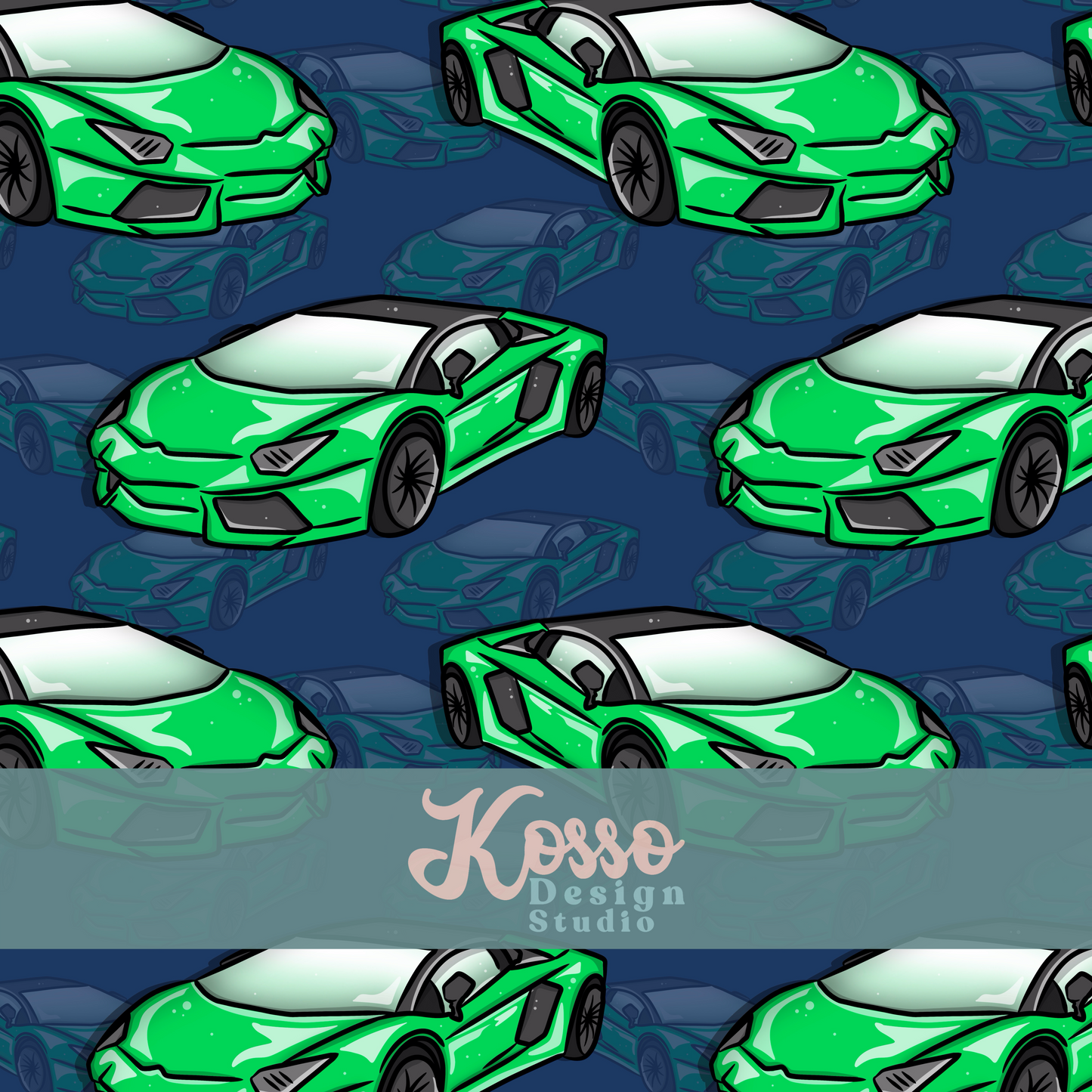 Lamborghini - non exclusive seamless pattern