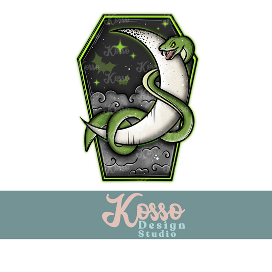 Snake Moon - Limited Exclusive (10 available)- Seamless Design