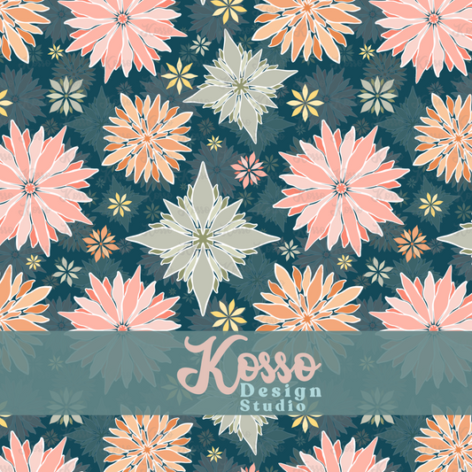 Mixed Floral - Limited Exclusive- Seamless Design (4 available of each)