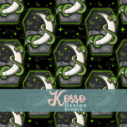 Snake Moon - Limited Exclusive (10 available)- Seamless Design