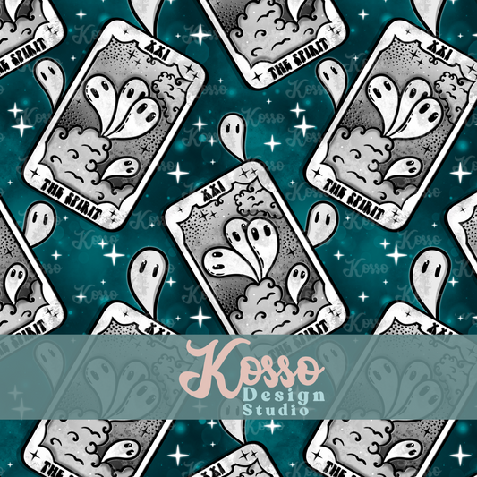 The Spirit, Tarot Card Limited Exclusive (5 available of each) Seamless Design