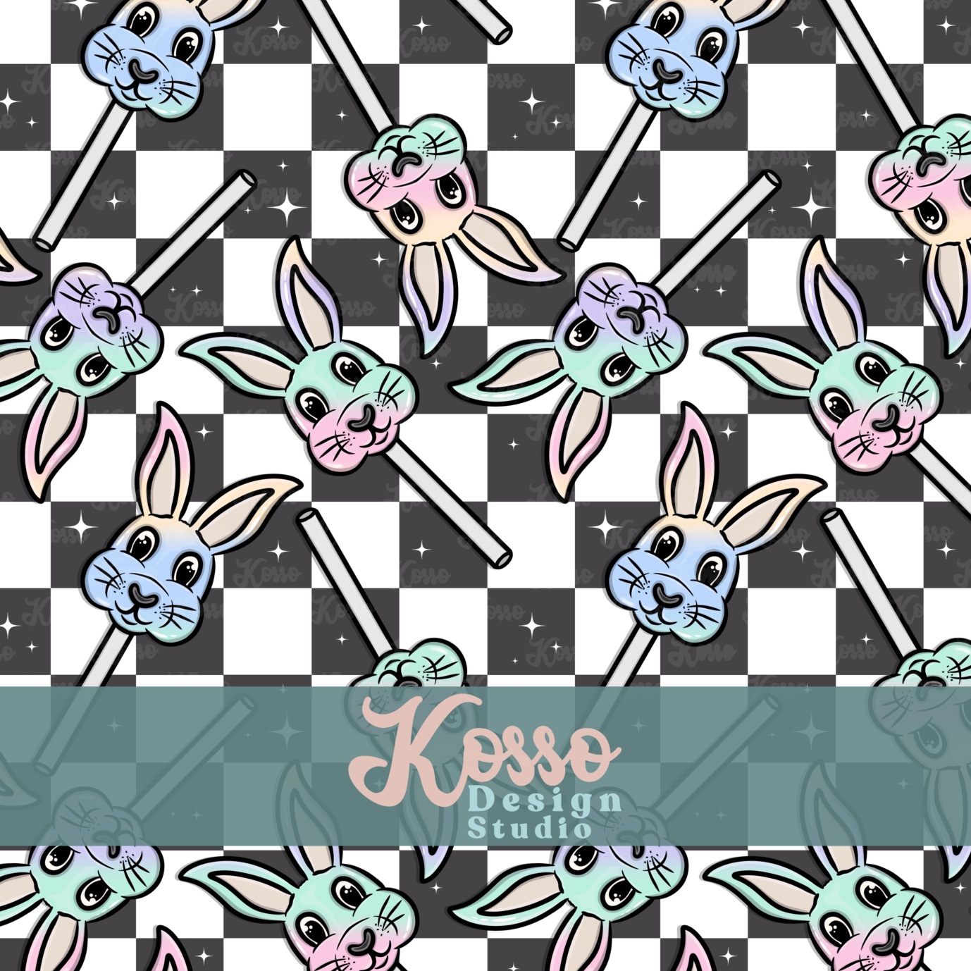 Bunny Pop - non exclusive - Seamless Design