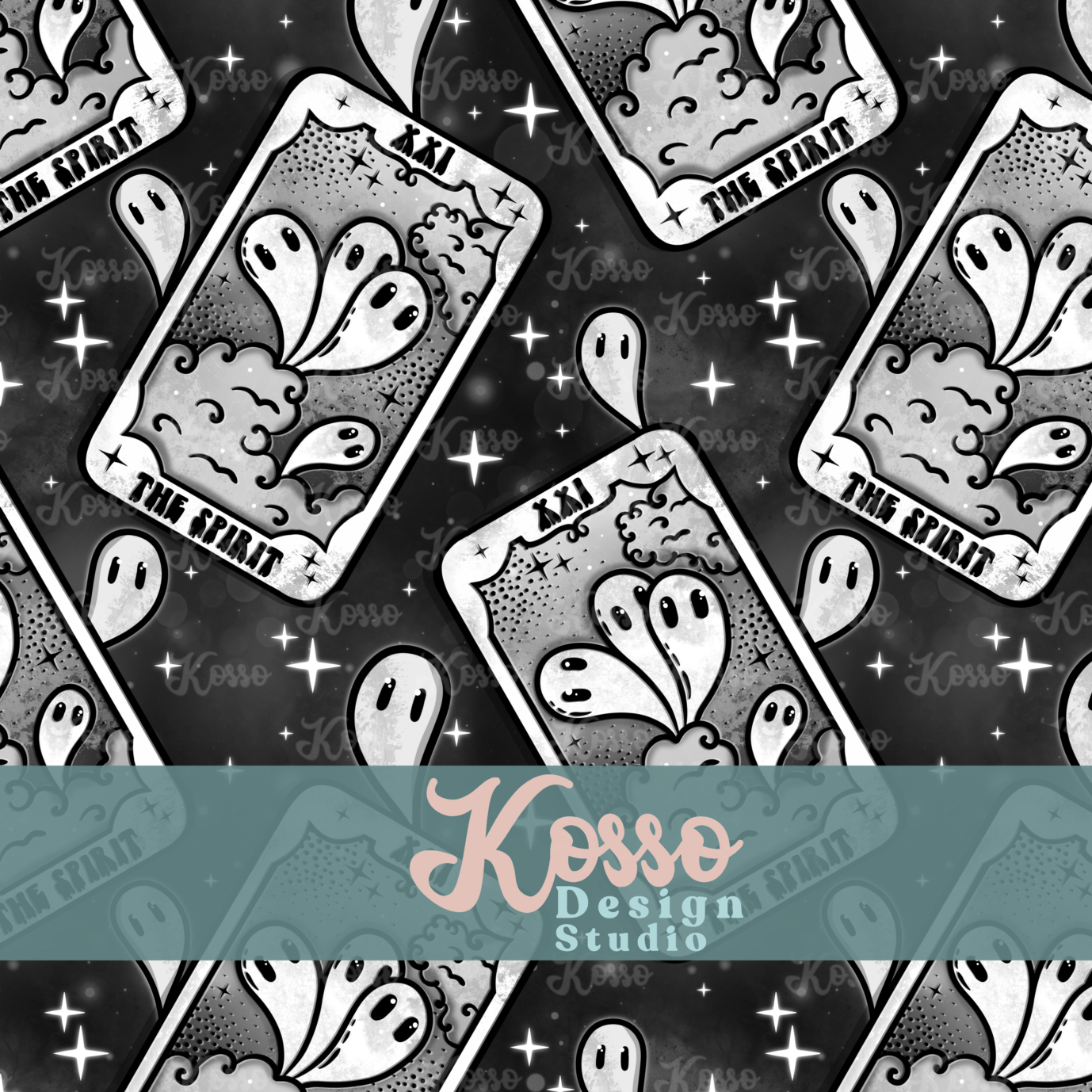 The Spirit, Tarot Card Limited Exclusive (5 available of each) Seamless Design