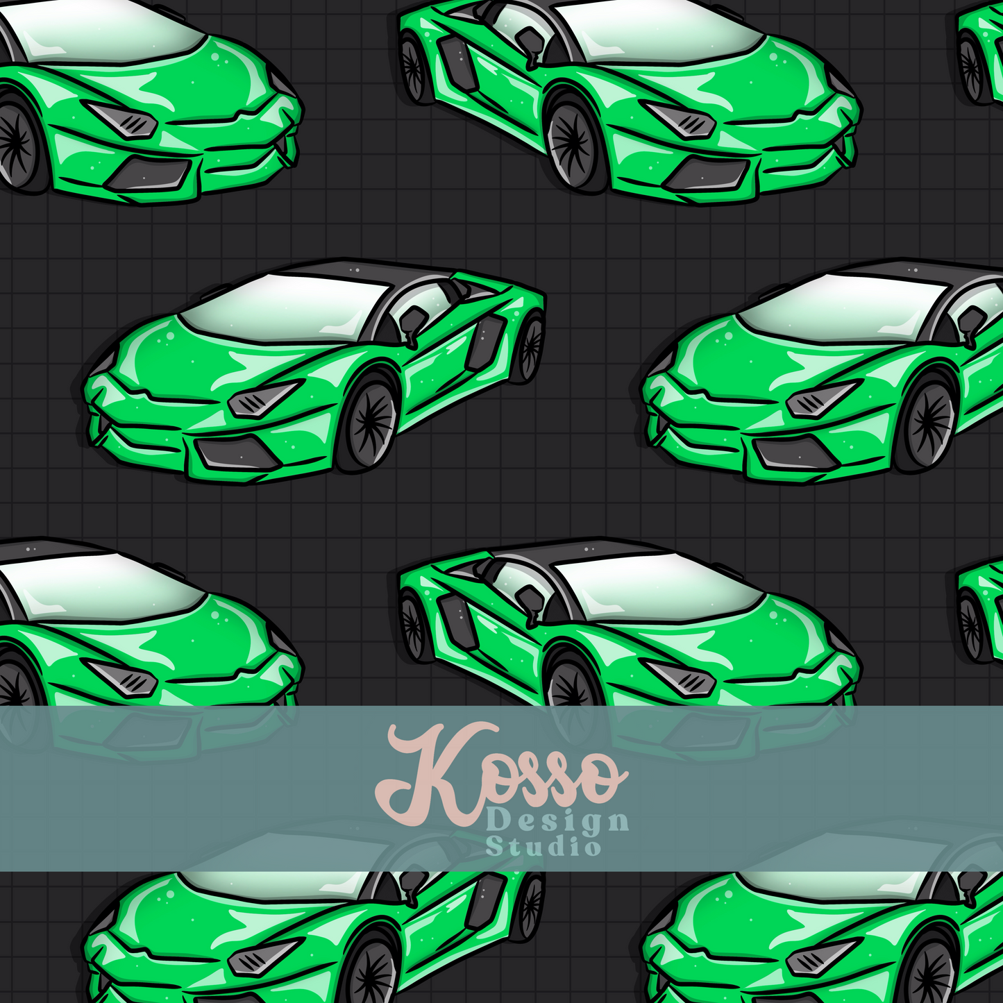 Lamborghini - non exclusive seamless pattern