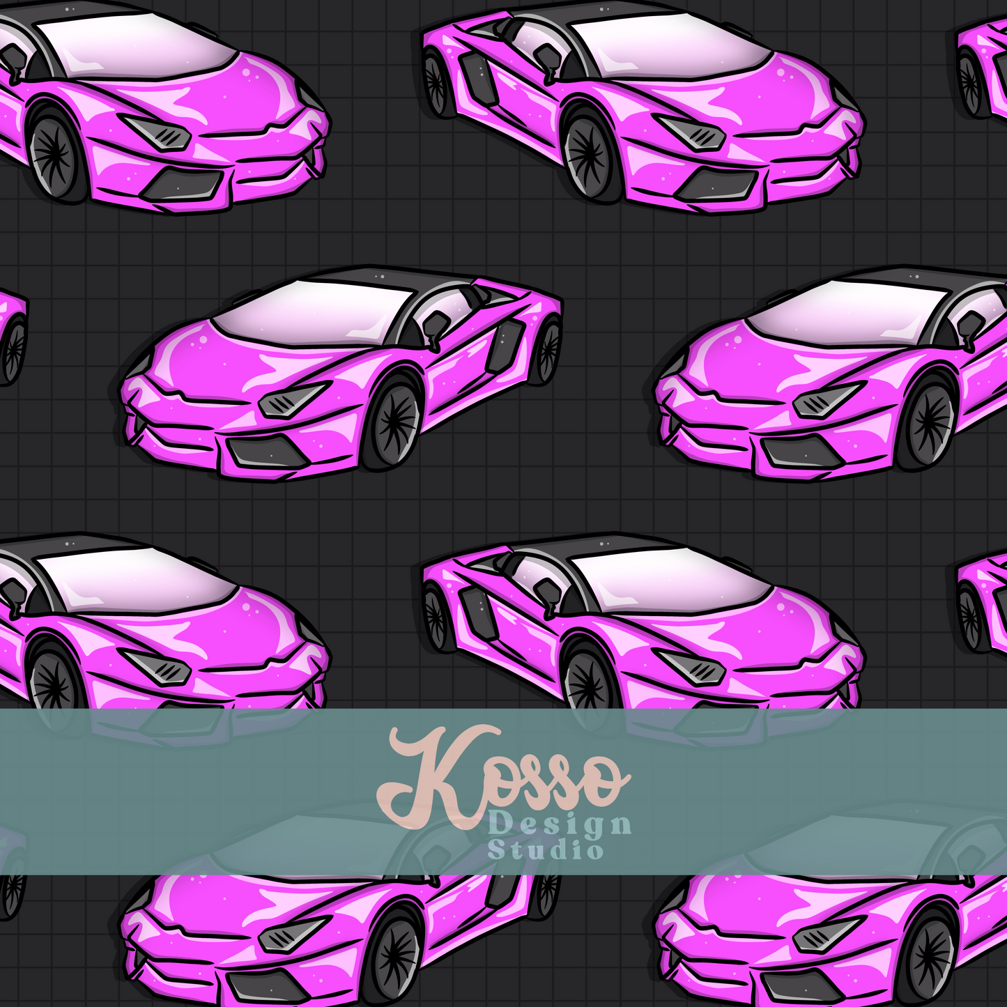 Lamborghini - non exclusive seamless pattern