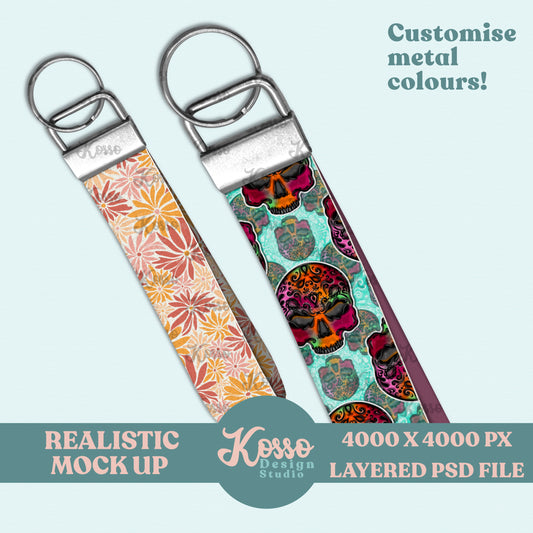Staight key fob chain mock up r