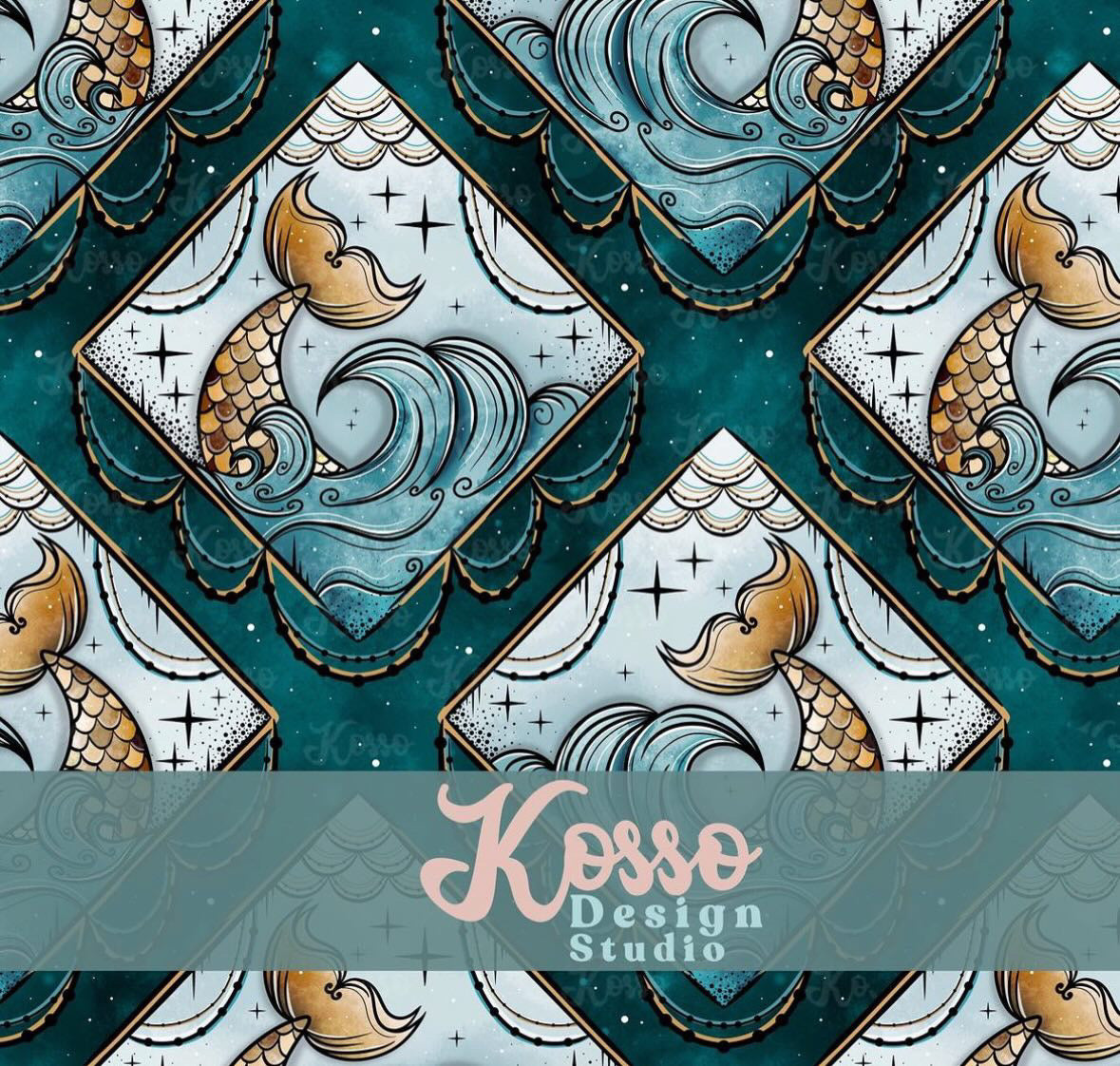 Mermaid Diamond - Limited Exclusive (5 available)- Seamless Design