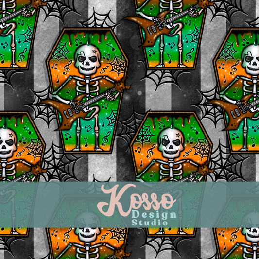 Skelly Rock- Exclusive seamless design (1 available