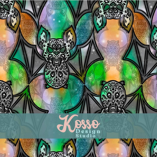 Paisley Bat- Exclusive seamless design (1 available)