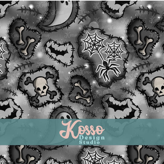 Spooky Patches- Exclusive seamless design (1 available)