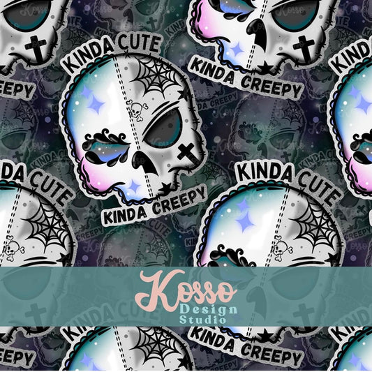 Kinda cute, kinda creepy- Exclusive seamless design (1 available)