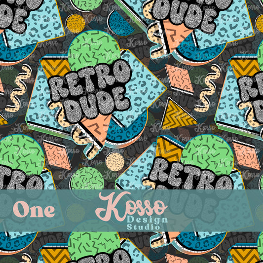 Retro Dude  - Non Exclusive- Seamless Design