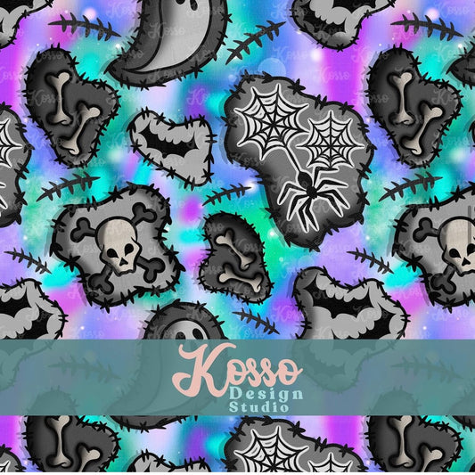 Spooky Patches- Exclusive seamless design (1 available)