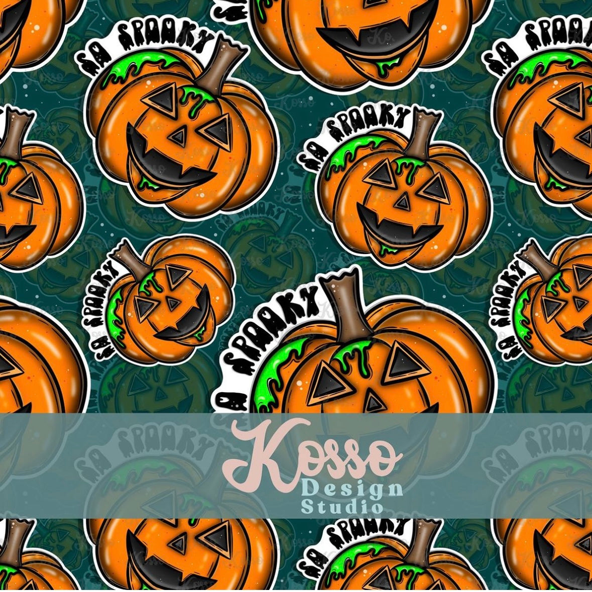 So Spooky Pumpkin - Exclusive seamless design (1 available)