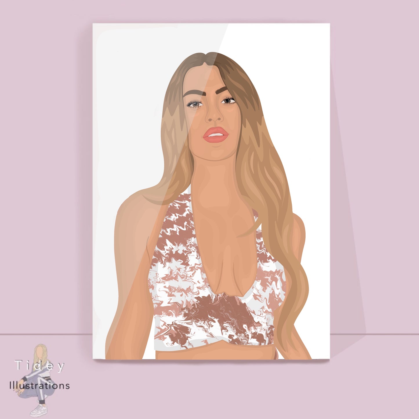 1 Person Detailed Illustration - Tidey Illustrations 